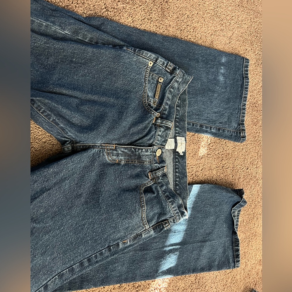 Calvin Klein size 5 denim women jeans, boot cut